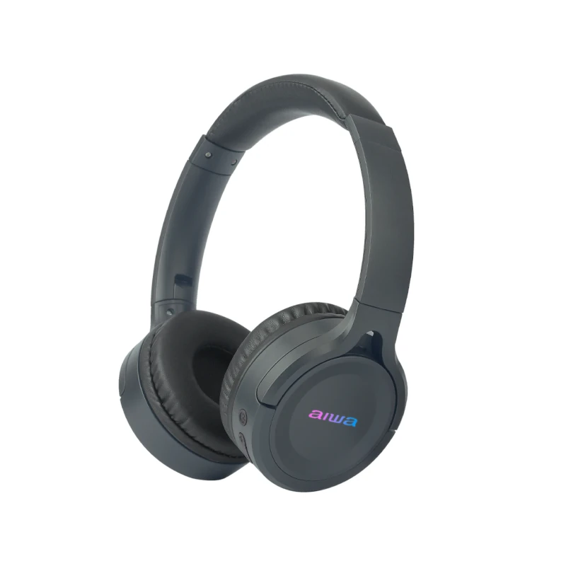 Audifono Aiwa C/Microfono Inalambrico Bluetooth Awk17G Gris