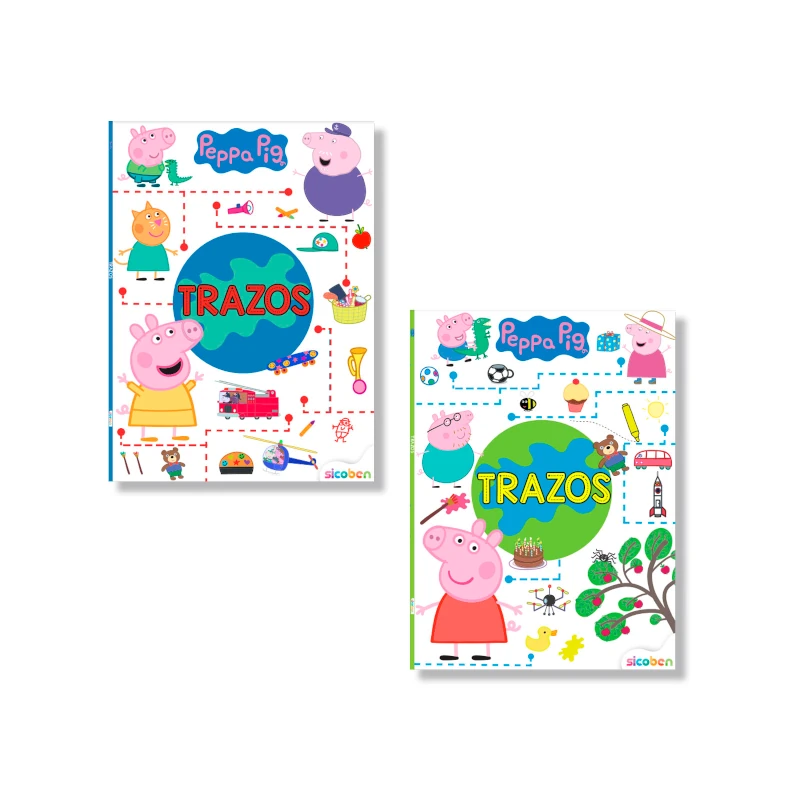 Libro De Trazos Con Peppa Surtido 24 Pag