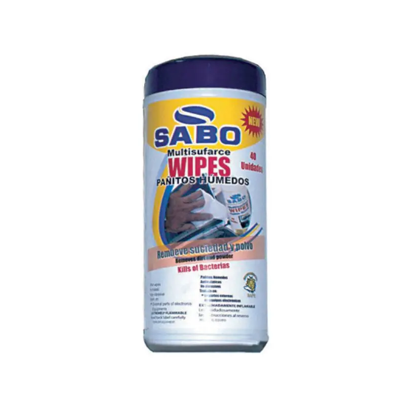 Limpiador Wipes Humedos Pqt40 Sabo
