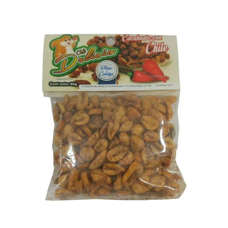 Cacahuate Con Chile Mi Delicia 80gr