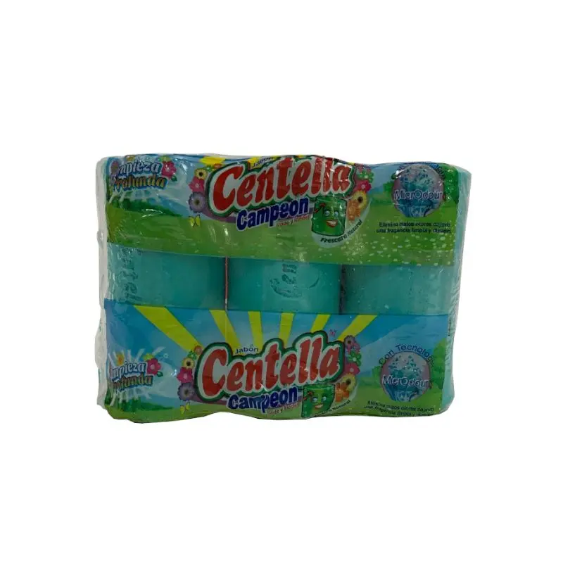 Jabon Centella Pqt3 Campeon 250gr