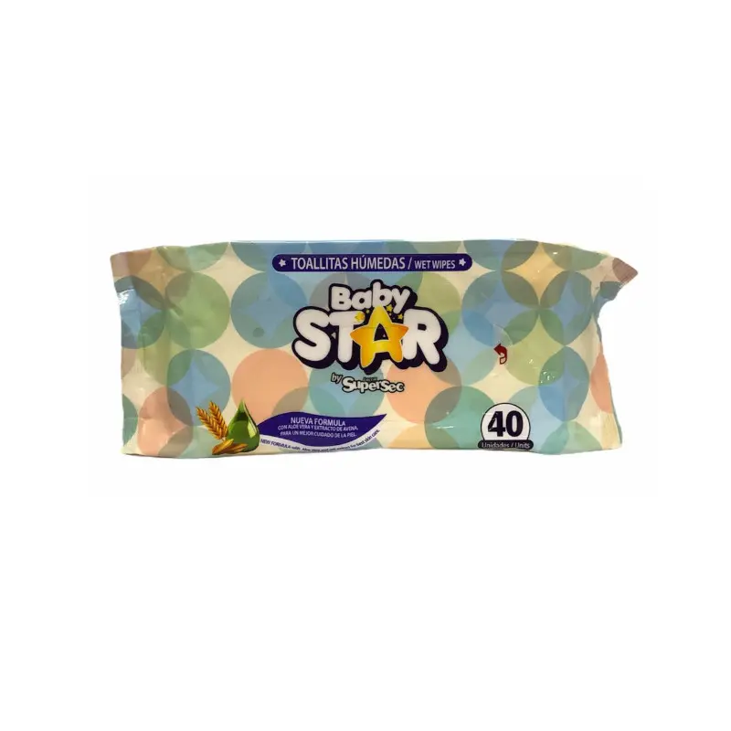 Toallitas Humedas Baby Star Pqt40 Hjs