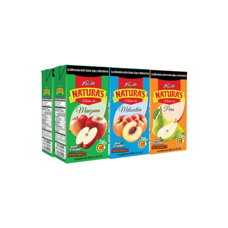 Nectar Naturas Mini Pqt6 Surtido 200ml