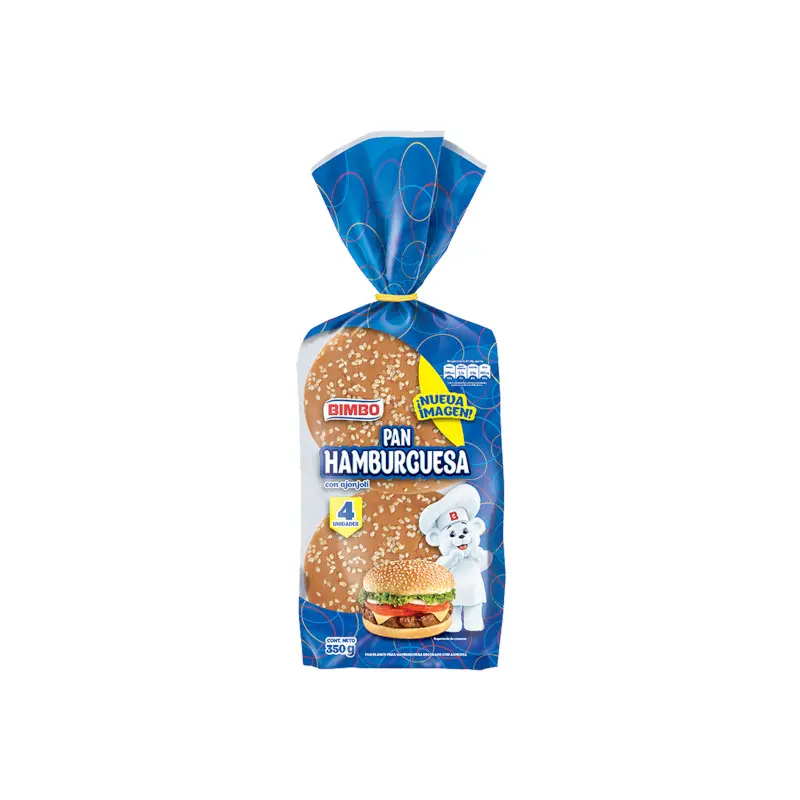 Pan P/Hamburguesa Bimbo Bolsa 4und
