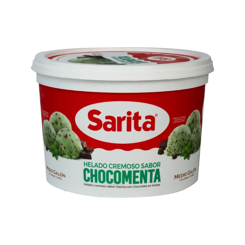 Helado Chocomenta 1/2 Galon Sarita