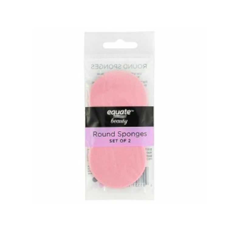 Esponja Cosmetica Paquete2 Redonda Equate