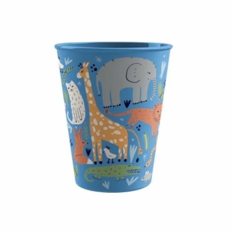 Vaso Plastico 9  Animales De La Selva Tarhong
