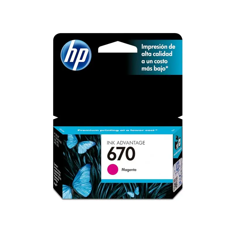 Tinta Hp 670 Magenta I