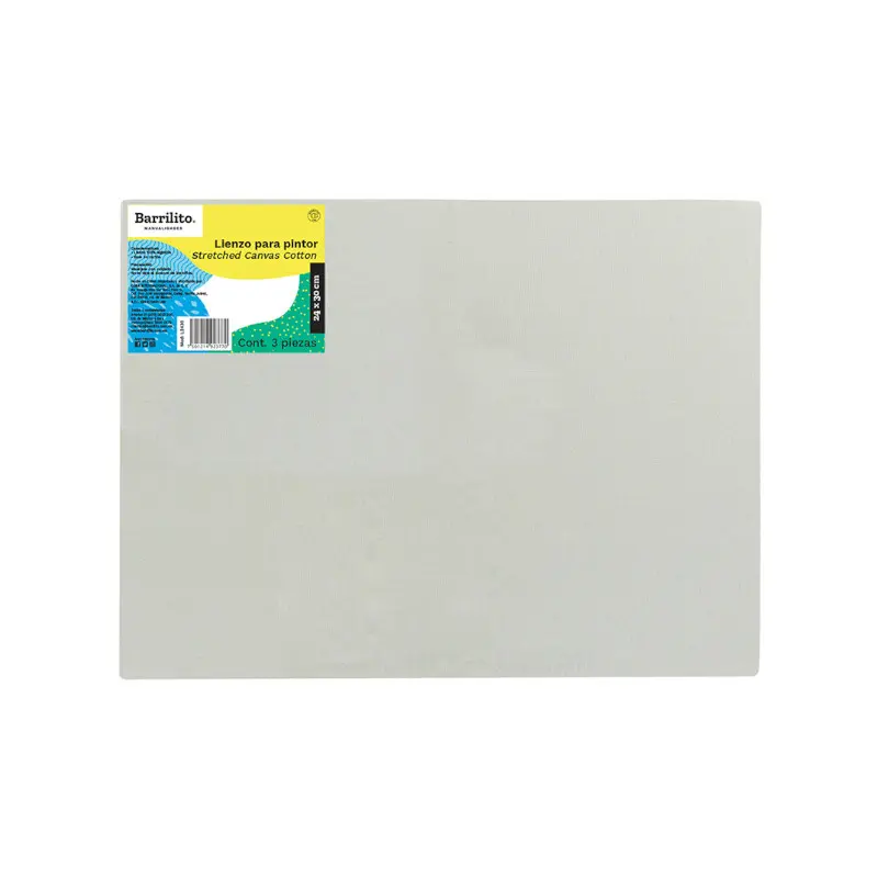 Lienzo Barrilito 24X30Cm Paquete3