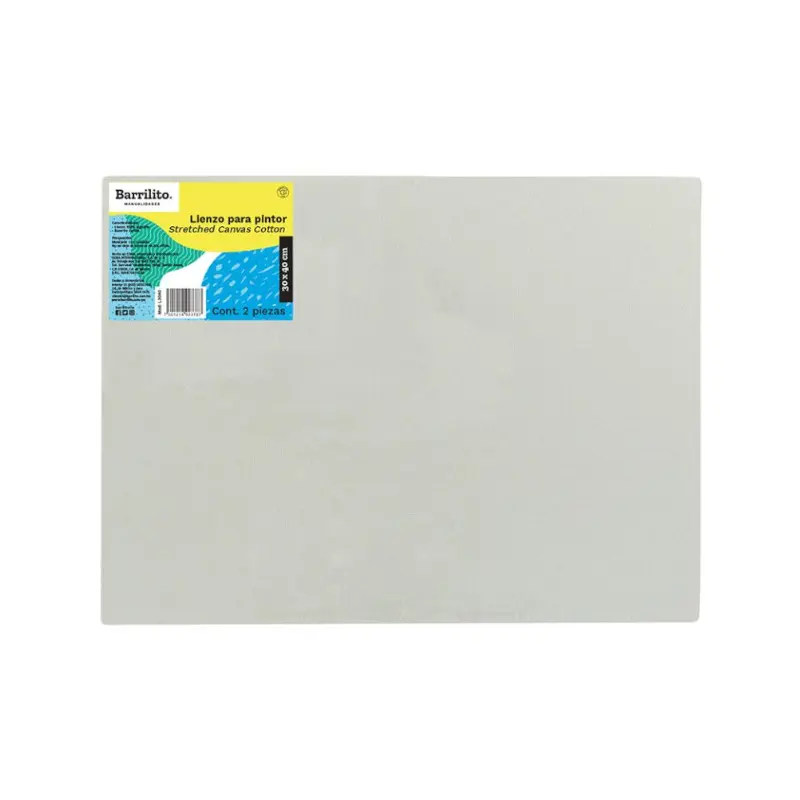 Lienzo Barrilito 30X40Cm Paquete2