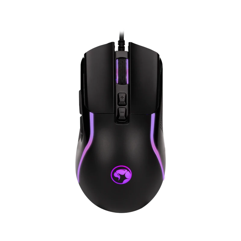 Mouse Marvo Gaming Usb Negro Rgb M292 Dpi 1200-8000