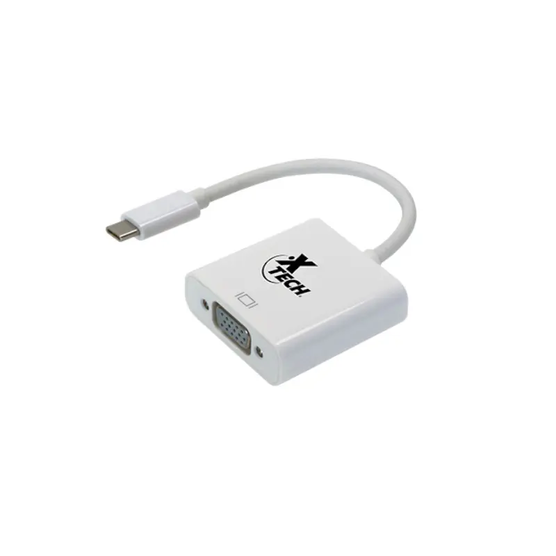Adaptador Usb C (Macho) A Vga (Hembra)  1 Pie  Xtech  Xtc-550