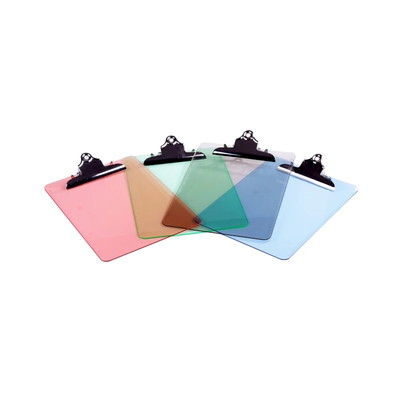 Tablero Tamaño Carta Merletto Plastico Surtido Transp