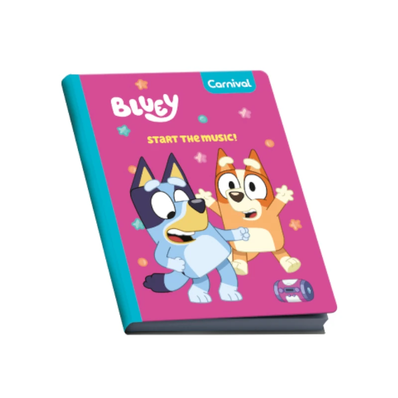 Cuaderno Cosido Licencia Bluey Doble Linea 200 Pag