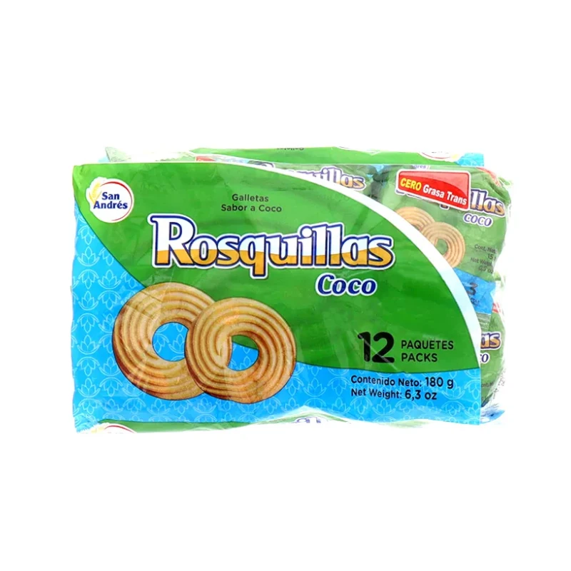 Galleta Rosquillas COCO Pqt12 180gr