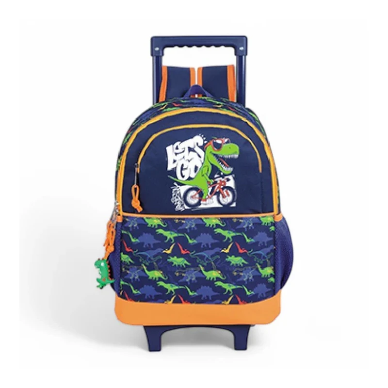 Mochila Con Rodos Dino Bike 16
