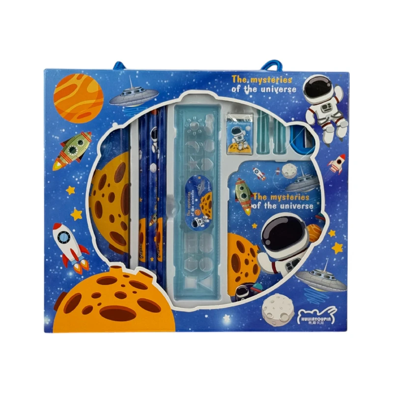 Set Escolar Merletto Paquete10 Dino/Espacio Surtido