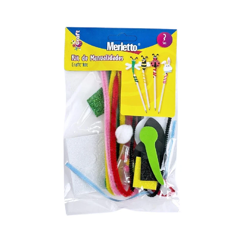 Set Manualidad Tapones De Lapiz Merletto