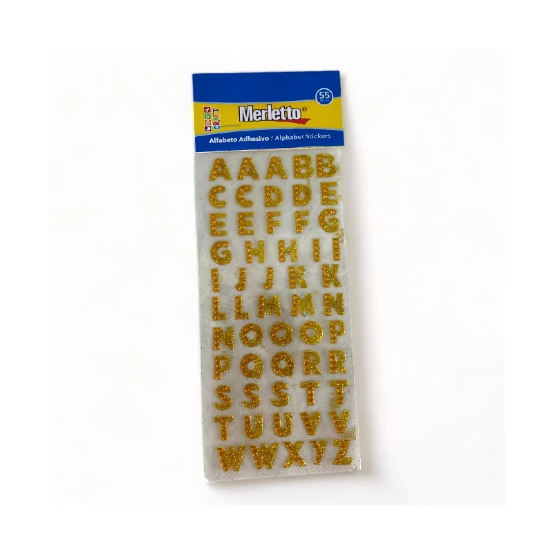 Calcomania Abc Paquete55 Merletto Color Oro