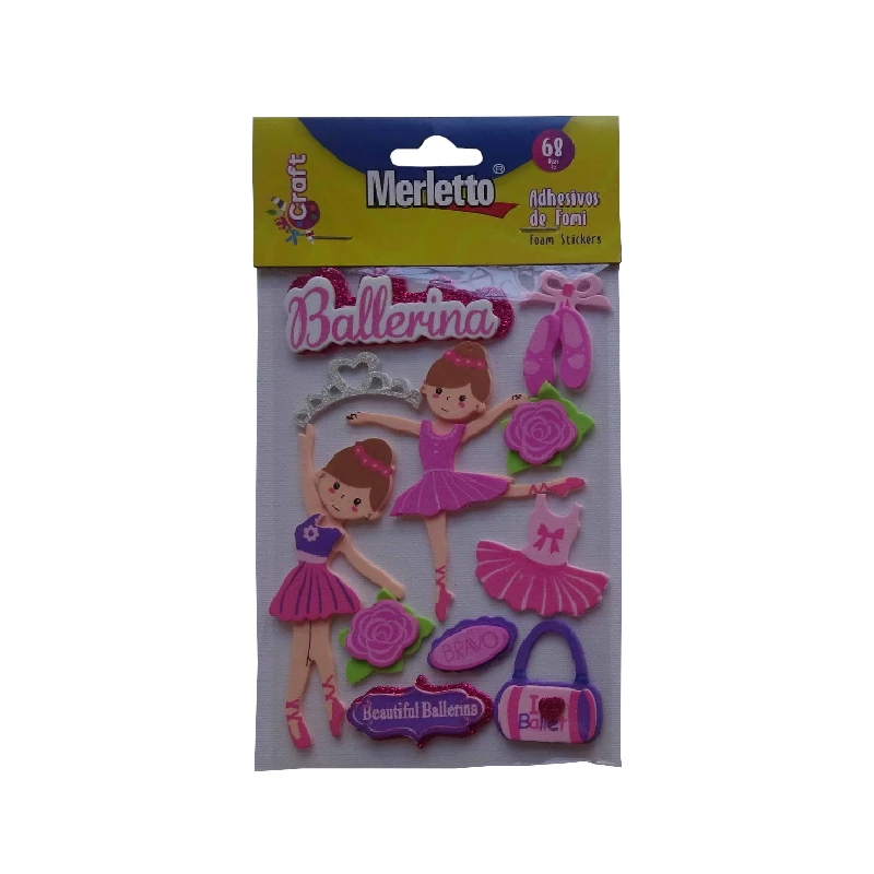 Foamy Adhesivo 3D Bailarina Merletto
