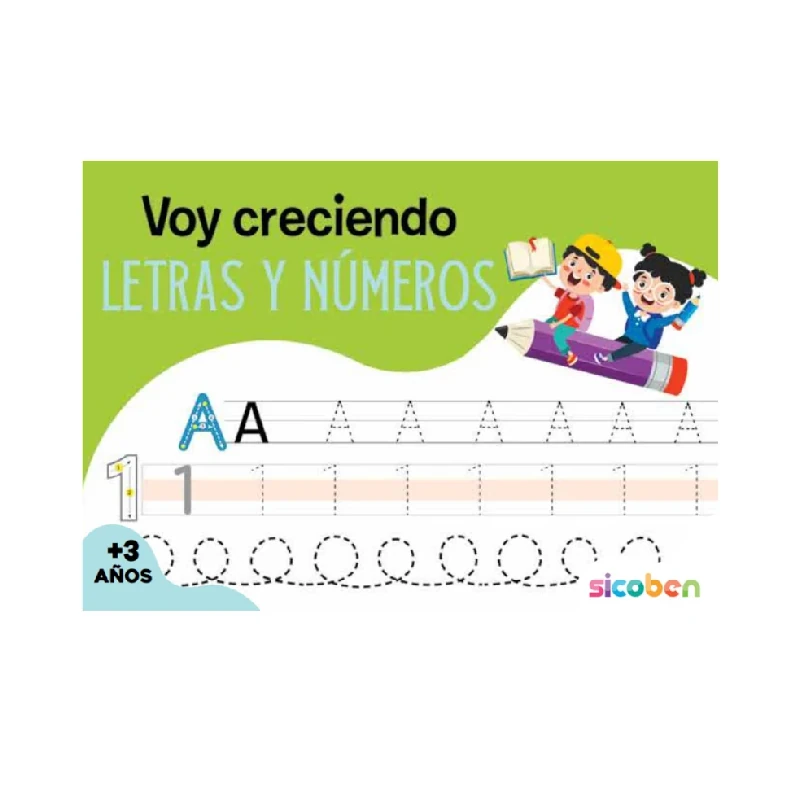 Libro De Actividades Voy Creciendo Letras Y Numeros 96 Pag