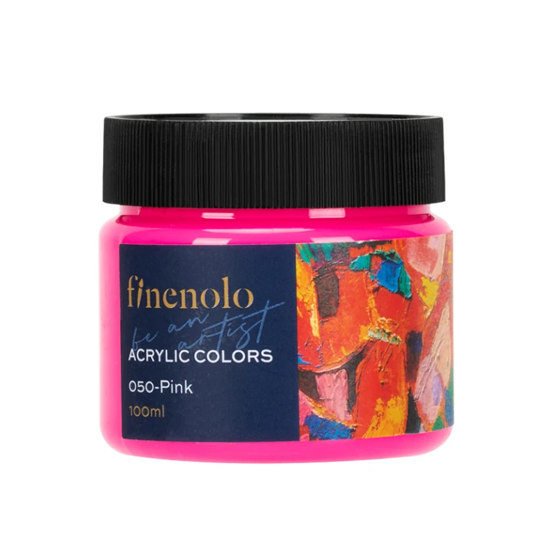 Pintura Acril 100Ml Rosa Finenolo Deli