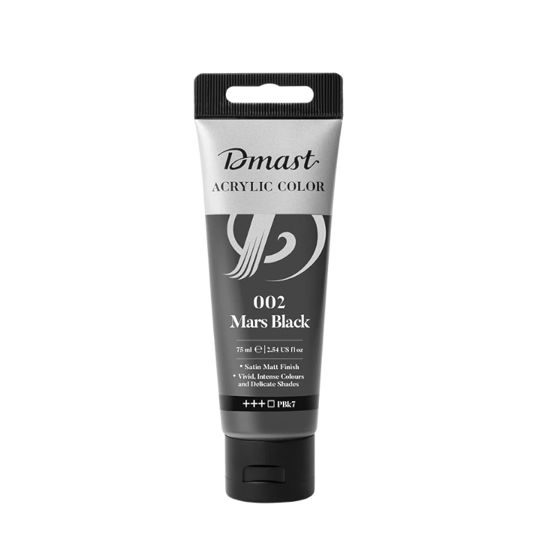 Pintura Acril 75Ml Negro Dmast Deli