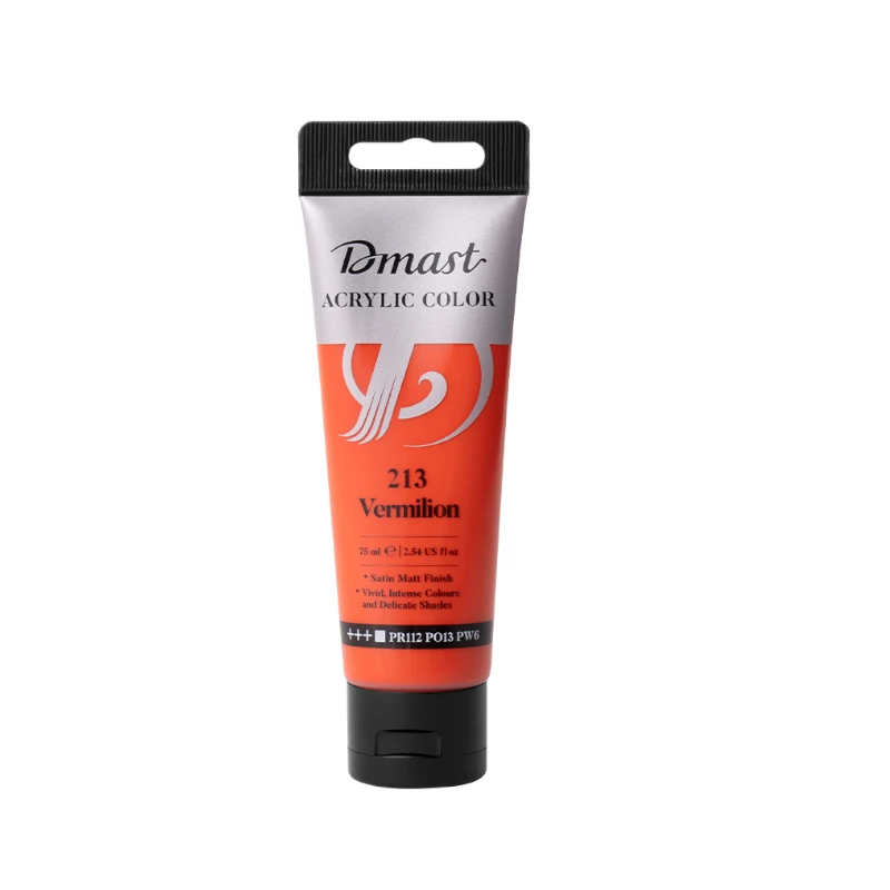 Pintura Acril 75Ml Vermilion Dmast Deli