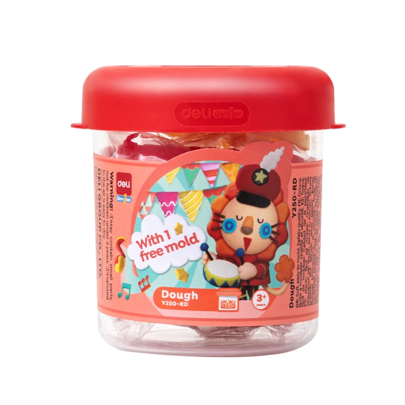 Masa Para Moldear Deli 4 Onzas 3Y+ Rojo