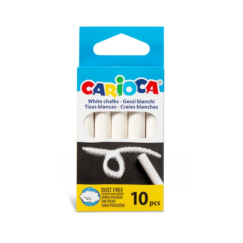 Tiza Blanca Carioca 10Pzs