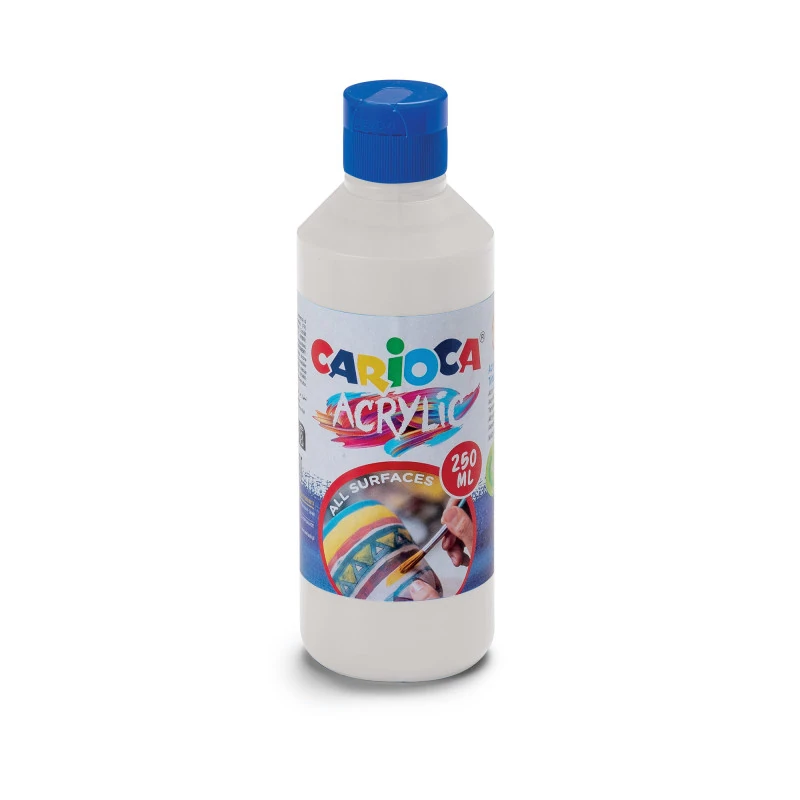 Tempera Acrilica Carioca 250Ml Blanco