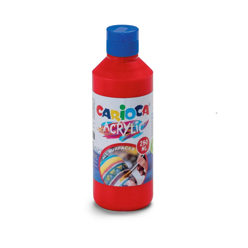 Tempera Acrilica Carioca 250Ml Rojo