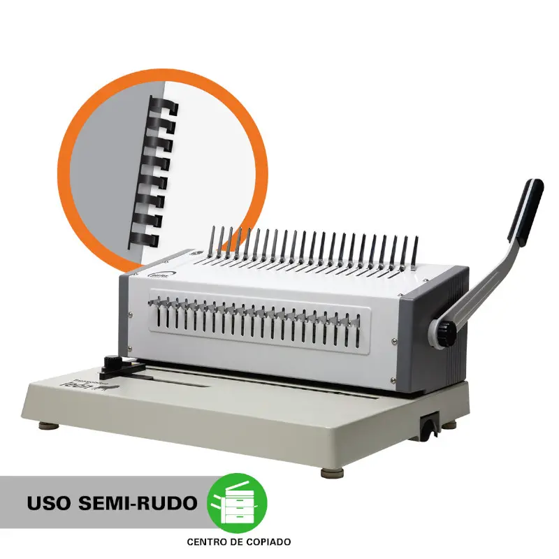 Encuadernadora Tamaño Carta y Oficio Leon 12Hojas Perfex