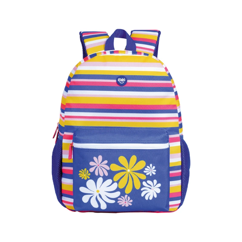 Mochila 16  Stripes Con Llavero Y Bolsillo  Laptop