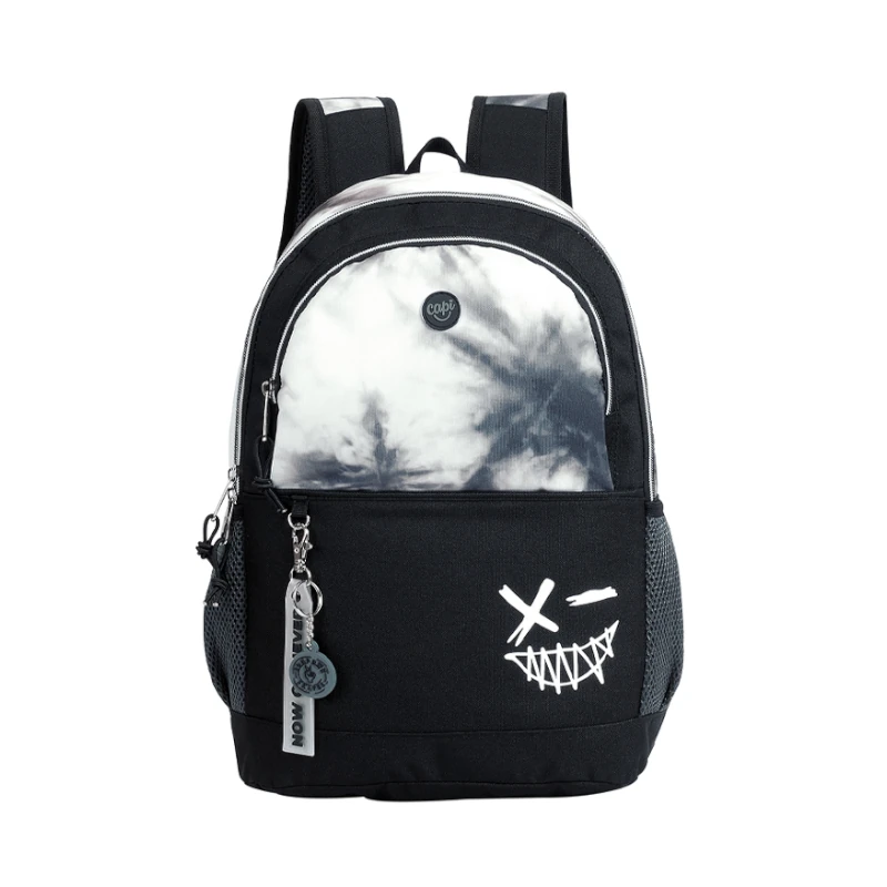 Mochila 16  Energy Street Art Con Llavero Y Bolsillo  Laptop