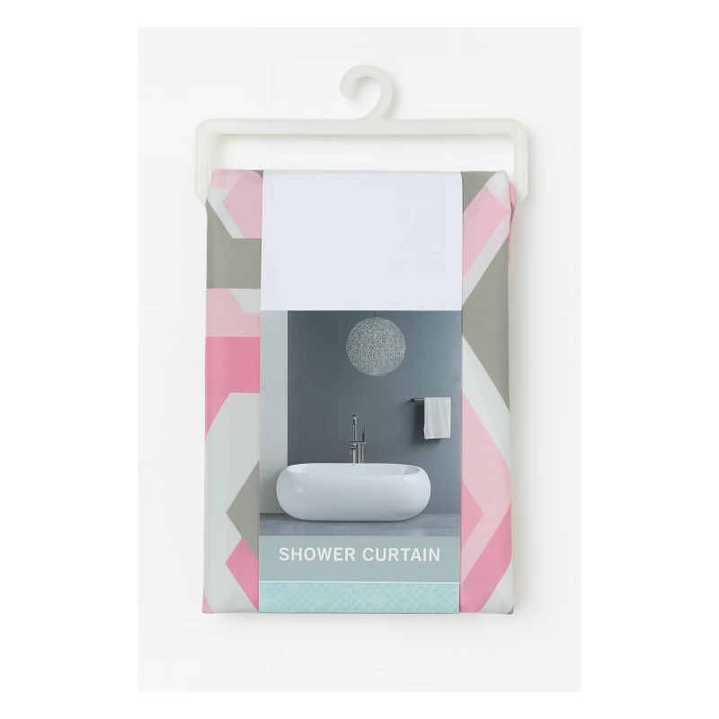 Cortina Para Baño 70X72  Con Gancho Surt