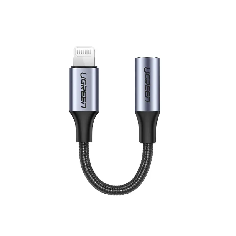 Adaptador Audio Lightning A 3 5Mm Trenzado Us211 Ugreen