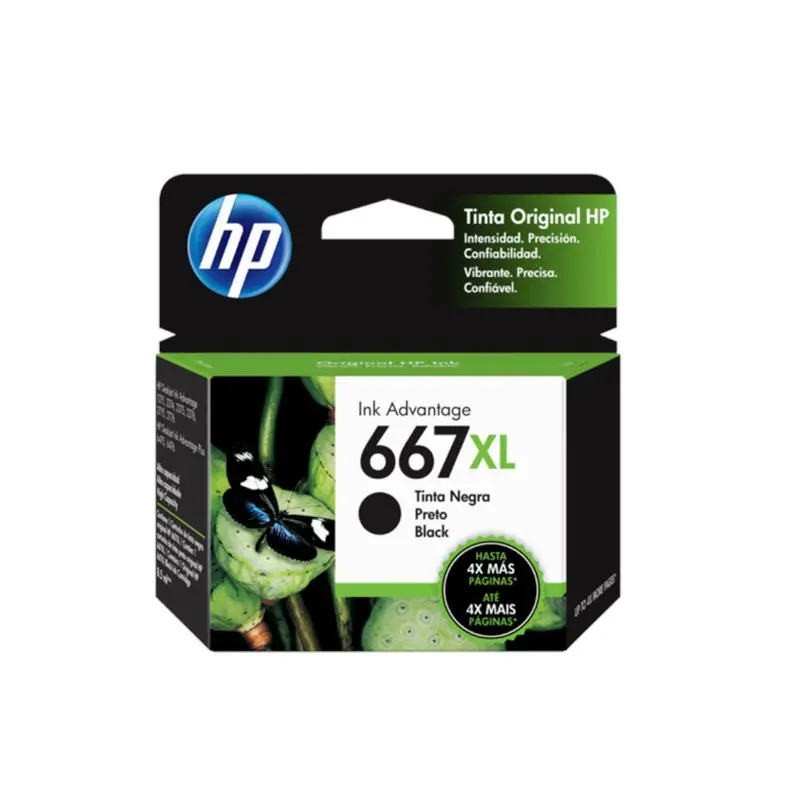 Tinta Hp 667xl Neg Advantage 1275/2375/2775