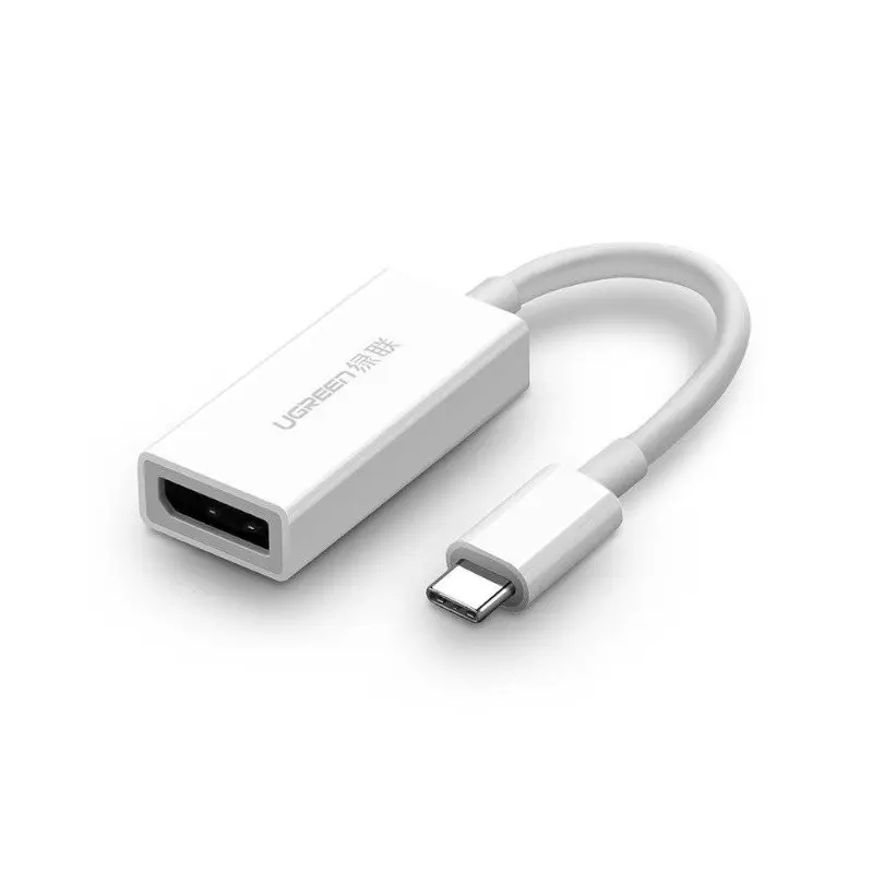 Adaptador Usb-C A Display Port Blanco Mm130 Ugreen