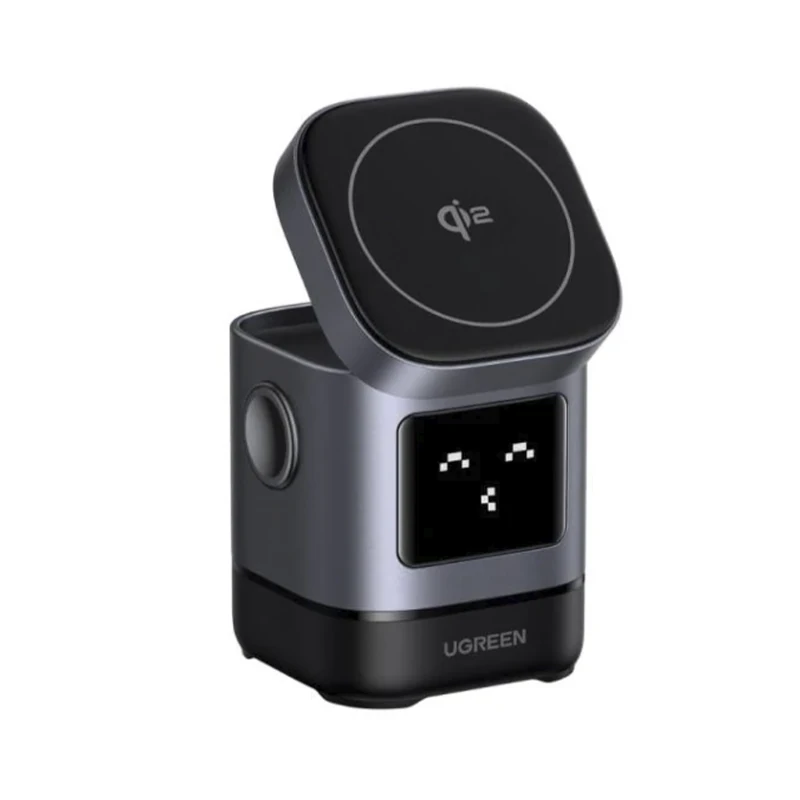 Cargador Portatil Inalambrico Magnetico 2 En 1 15W W709 Ugreen