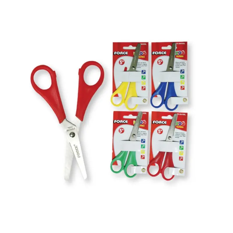 Tijera 5  Escolar Force Plastica