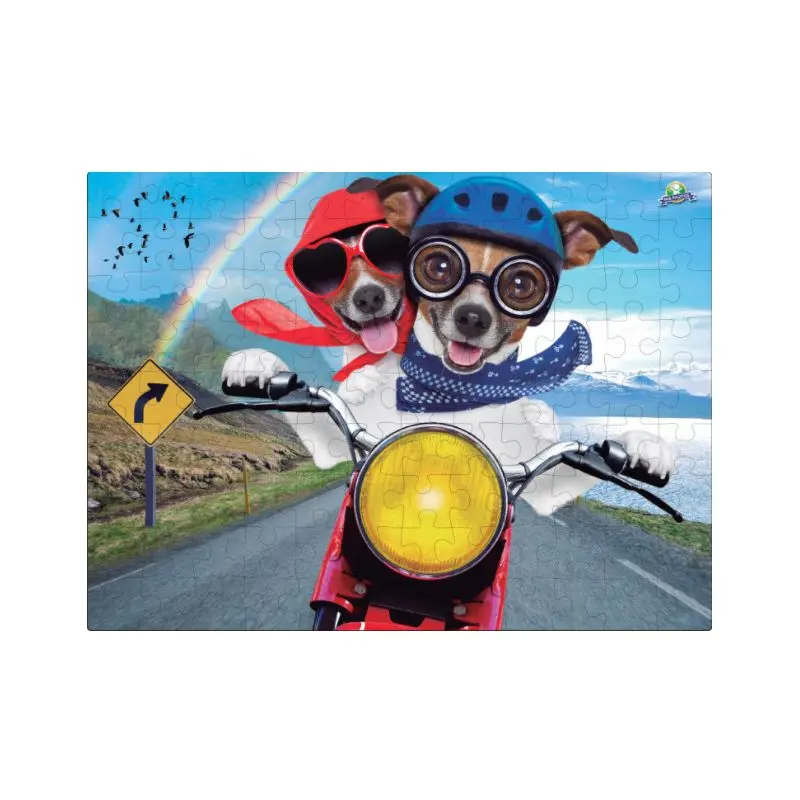 Rompecabezas Perro Aventura 100Piezas Mis Pasitos