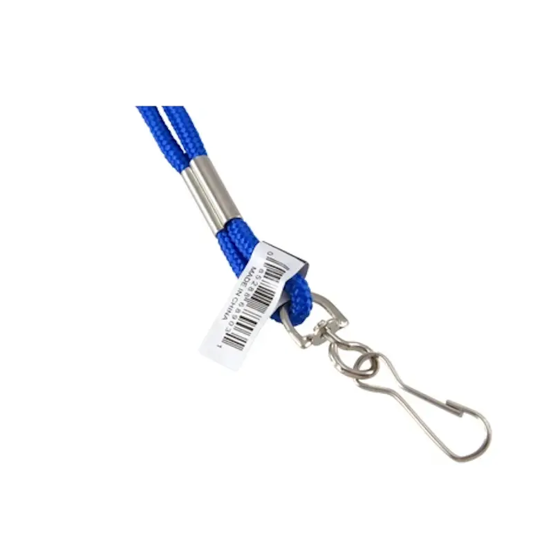 Cordon Para Gafete Azul 36  Con Gancho 68903