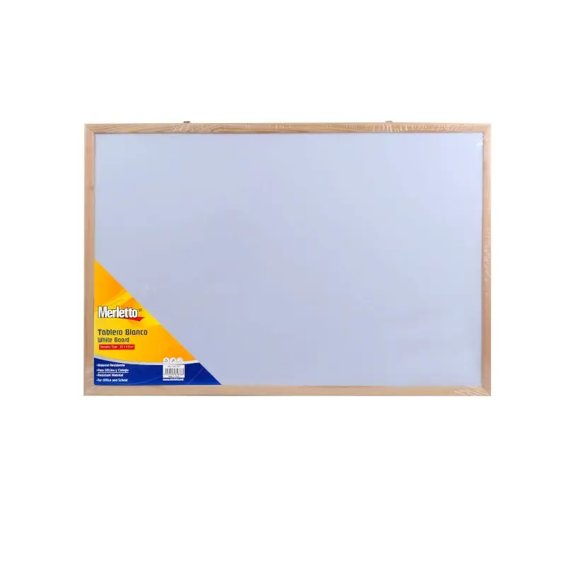 Pizarra Acrilica 45X30Cm  Marco Madera Merletto