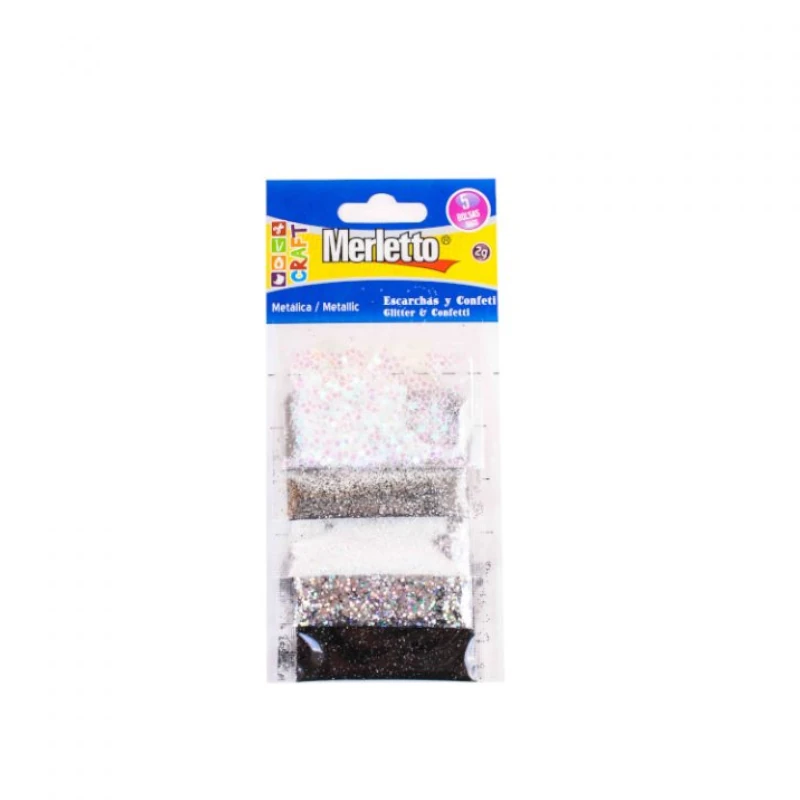 Escarcha Merletto Paquete 4 Bols 7Gr Blister Surtido