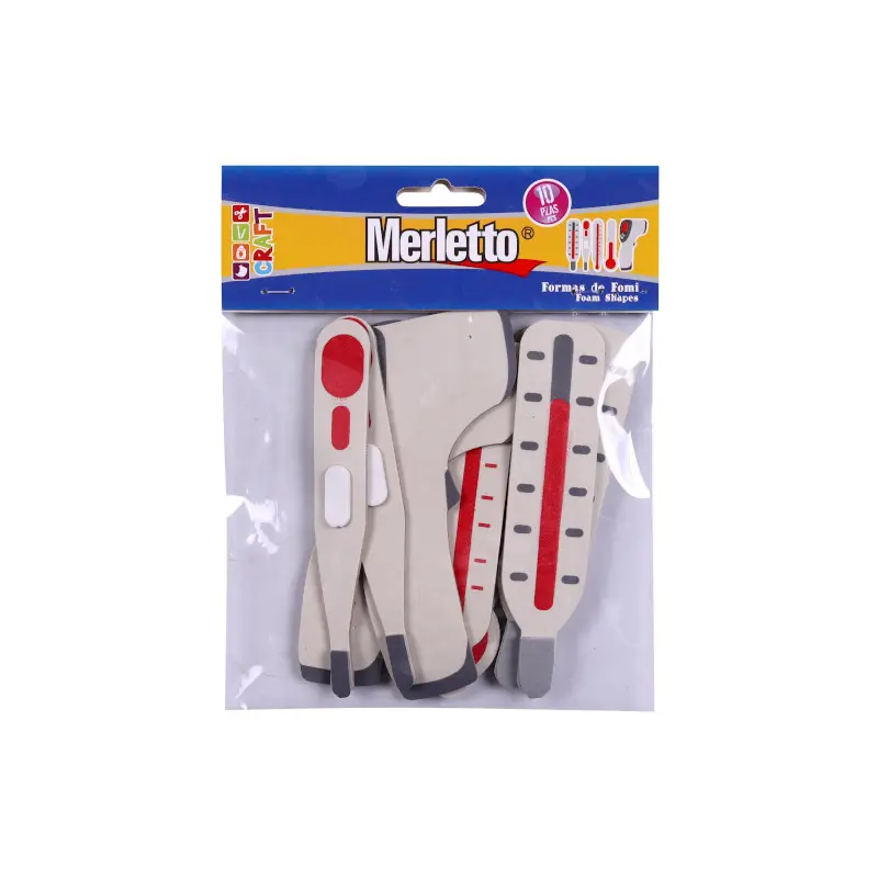 Foamy Figura Termometro Paquete10 Covid Merletto
