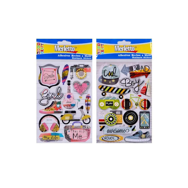 Calcomania Merletto Hecho a Mano