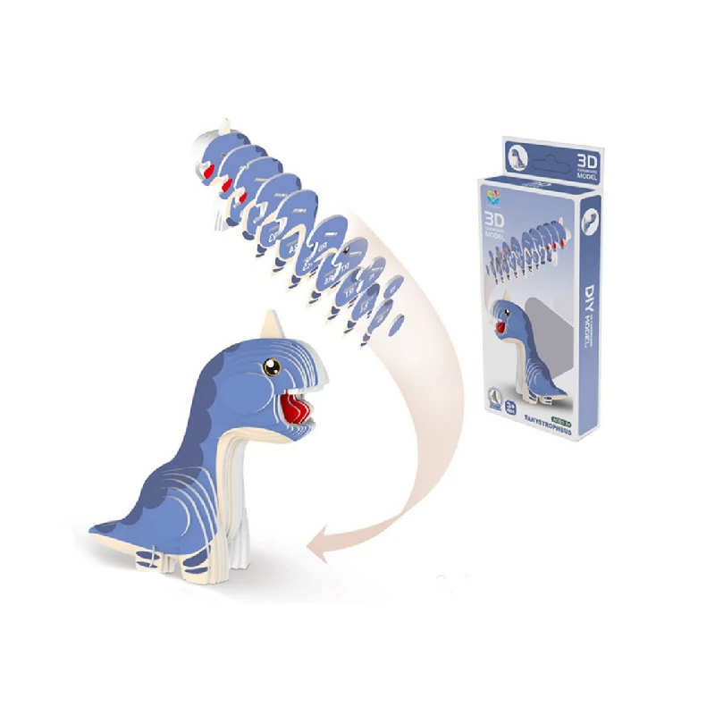 Rompecabeza Dinosaurio Tanystropheus 3D
