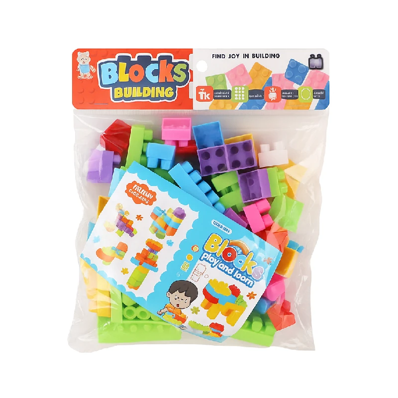 Juego Didactico Bloques Paquete 66 Bolsa