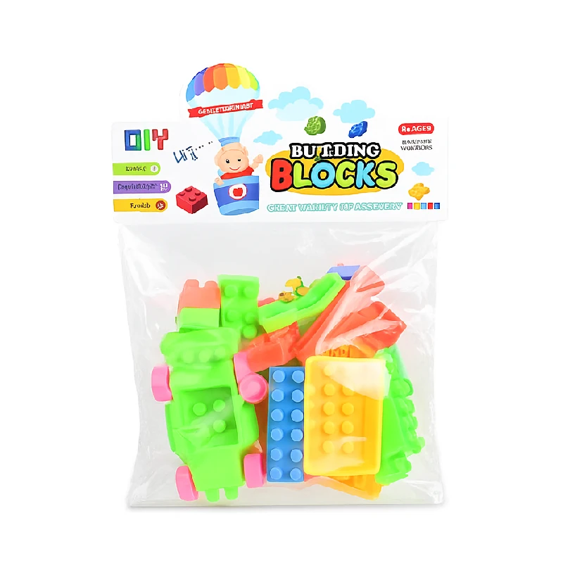 Juego Didactico Bloques Paquete 36 Bolsa